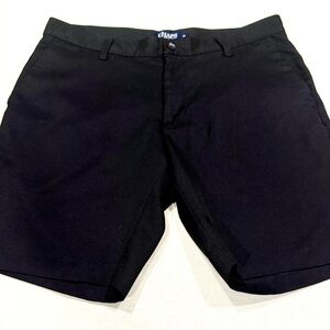 Chaps Golf Shorts Flat Front Shorts in Black Size 34